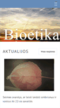 Mobile Screenshot of bioetika.lt